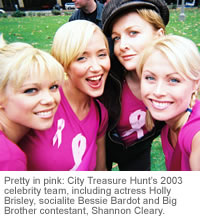 Holly Brisley - Cancer Council Event 2003